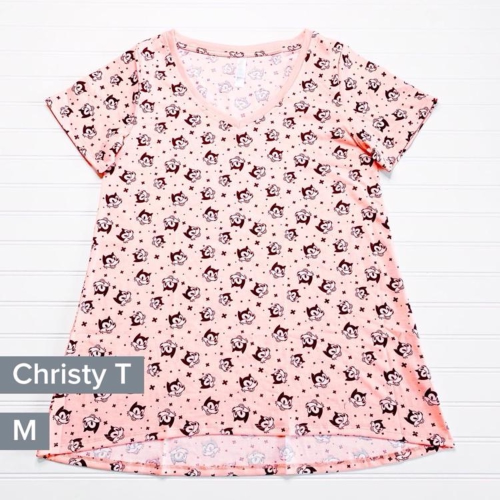 NWT Lularoe Felix The Cat Christy Tunic